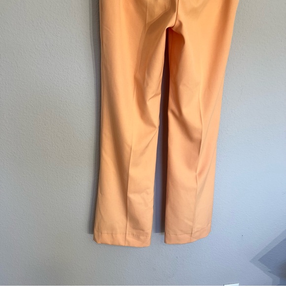 Reiss Emmy orange wide leg tailored wool blend trouser pants size 4 office - Picture 13 of 16